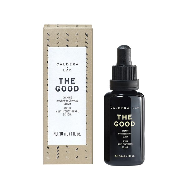 Caldera + Lab The Good | Men's Organic Moisturizing Face Serum for Dry, Sensitive, & Normal Skin – Vegan, Natural & Antioxidant Packed Skincare Facial Oil