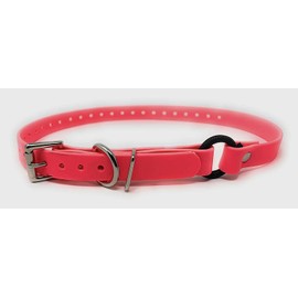 Sparky Pet Co - 3/4" Titan ECollar Replacement Strap - Bungee Loop Dog Collar - Waterproof Biothane - Adjustable - Metal Clasp - for Invisible Fence Systems Neon Pink