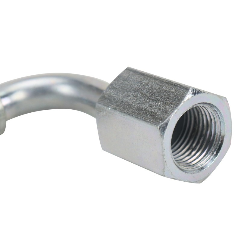 TRQ From Pump Power Steering Pressure Line Hose Assembly Compatible