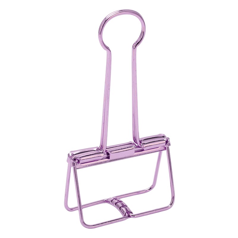 30Pcs Wire Binder Clips 2in Wide Hollow Out Strong Metal