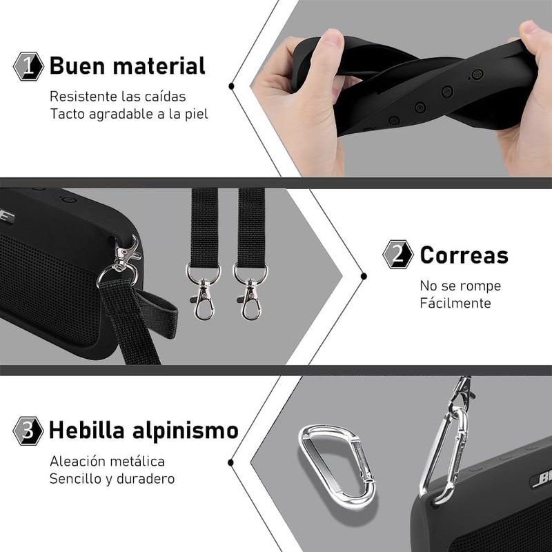 AVELINE006 Funda Soundlink Flex, Funda de Silicona para Bose SoundLink