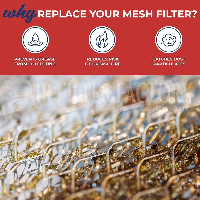 2-Pack Air Filter Factory 8 X 9-1/2 X 3/8 Range