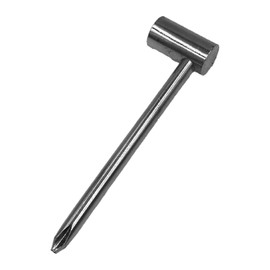 1pcs carbon steel silver acoustic guitar Truss pole wrench tool guitar accessories, guitar repair adjustment wrench with cross screwdriver