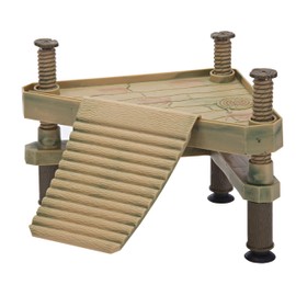 Penn-Plax Reptology Floating Turtle Pier and Basking Platform – Decorative, Functional, and Naturally Inspired – Small