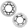 Caltric Front Rear Brake Disc Rotor for Kawasaki Ninja 250R