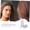 Vaguelly 10pcs Transparent Lip Gloss Tubes Refillable Portable Bottles with