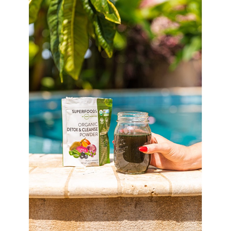 MRM Nutrition Organic Detox and Cleanse Powder | Peach Mango