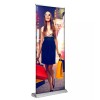 Unbranded/Generic Retractable 33" x 81" Roll up banner stand trade