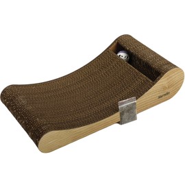 Herniks Doğal Kedi Otlu ve Zilli Toplu Ahşap Kedi Tırmalama Kartonları (HR2023)