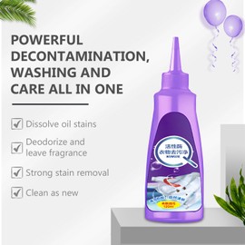 2pcs Laundry Stain Remover,White Shirt Guardian, Garment Stubborn Stain Cleaner Oil Remover, Collar Stain Removal Spray(120ml)