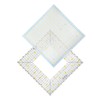 2Pcs Quilting Ruler Square Acrylic DIY Cloth Patch‑Work for Measuring