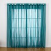 SIMPVALE Curtain Curtains with Eyelets, Polyester Voile Tab-Top Curtain Transparent