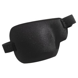 XUKZIMA 1 Pcs 3D Eye Patches for Right Adults Adjustable Eye Adjustable Medical Eyepatch for Lazy Eye Large Black (Right Eye)