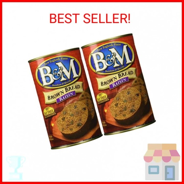 B&amp;M B & M BREAD BROWN RAISIN, 16 oz (Pack