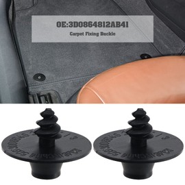 The Lord of the Tools 4Pcs Floor Mat Fastening Clips Replacement 3D0864812AB41 3D0864812A Compatible with Passat 2000-2005 Compatible with New Beetle 1998-2010 Compatible with Golf 1997-2005