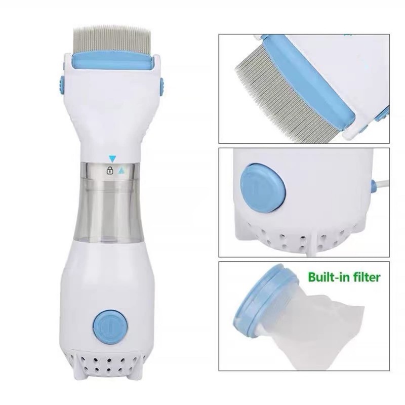Electric Lice Removal Device, Stainless Steel Electric Head Lice Comb