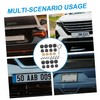 BUGUUYO 1 Set Security License Plate Screws Durable Fasteners for