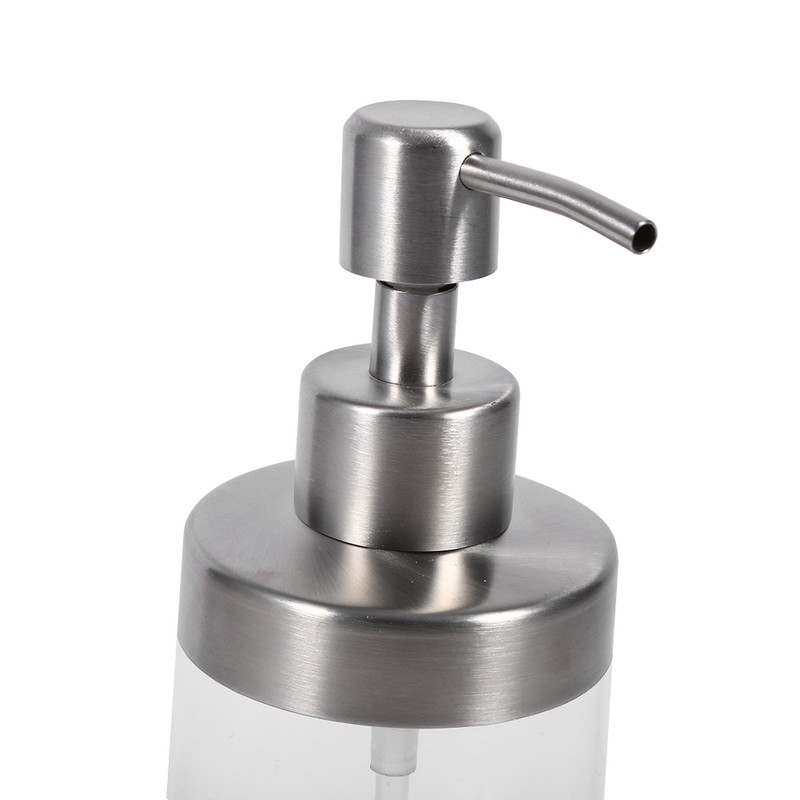 1PC 350ml Soap Dispenser Countertop Pump Lotion Bottle 304 Stainless