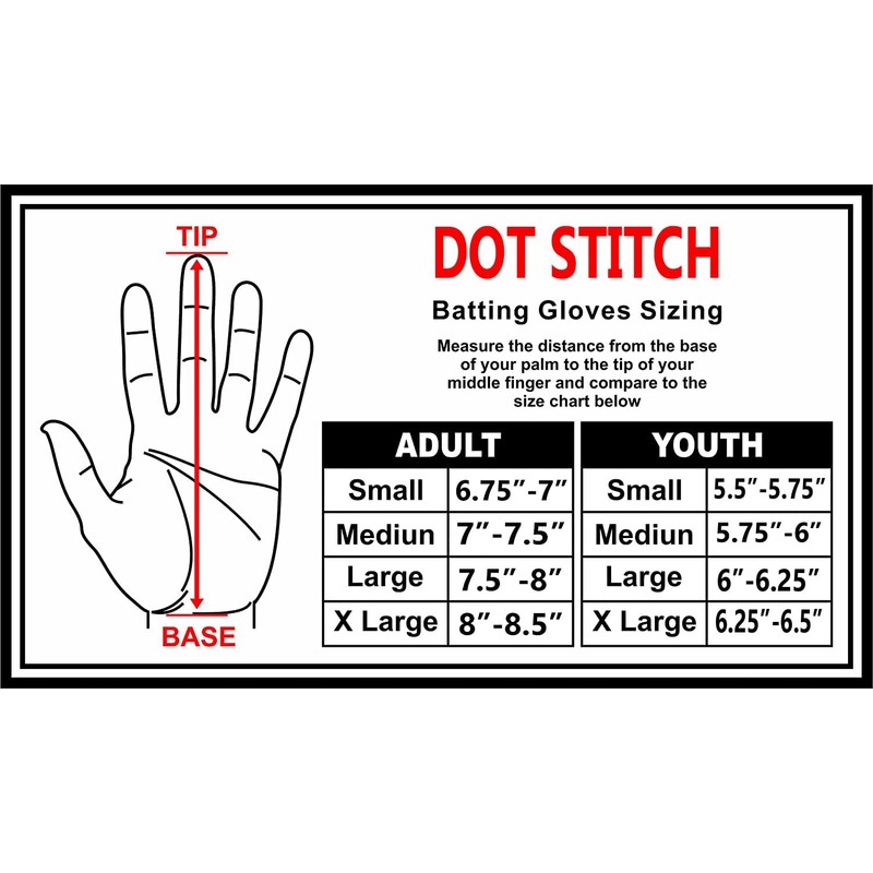 American Flag Baseball Batting Gloves - Men's & Youth Unisex