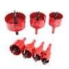 Laiwei Bi-Metal Hole Saw Kit, 7 Pcs 7/8" to 2-1/2"