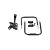 AKF Complete Pannier Rack Black with Support Bracket for Simson