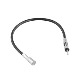 Car Radio Antennas DIN Plug to ISO Socket, Radio Antenna Adapter Vehicle Antenna, Car Radio Antenna Adapter with Antenna Cable 30 cm Compatible European Car Radio