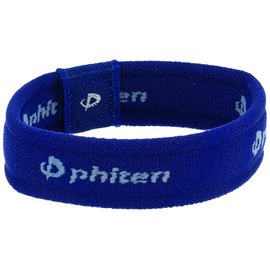 Phiten 2nd Gen Titanium Bracelet, Navy, 7.5-Inch