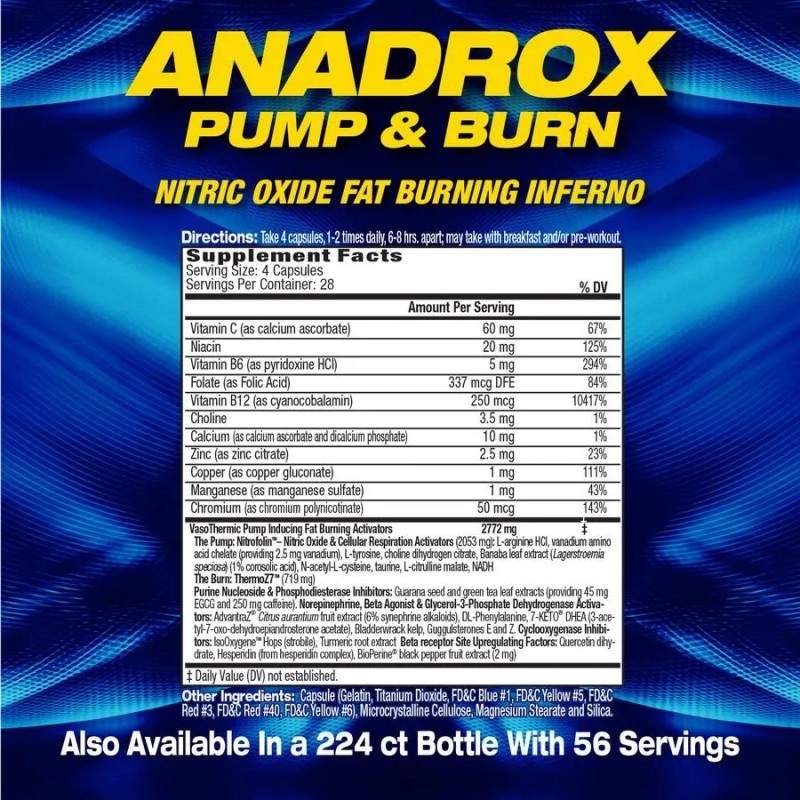 Mhp Anadrox (112 Capsulas) Sabor Sin Sabor Sin Sabor