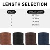 UamGlsob 2 Pairs Dress Shoelaces for Johnston and Murphy Men