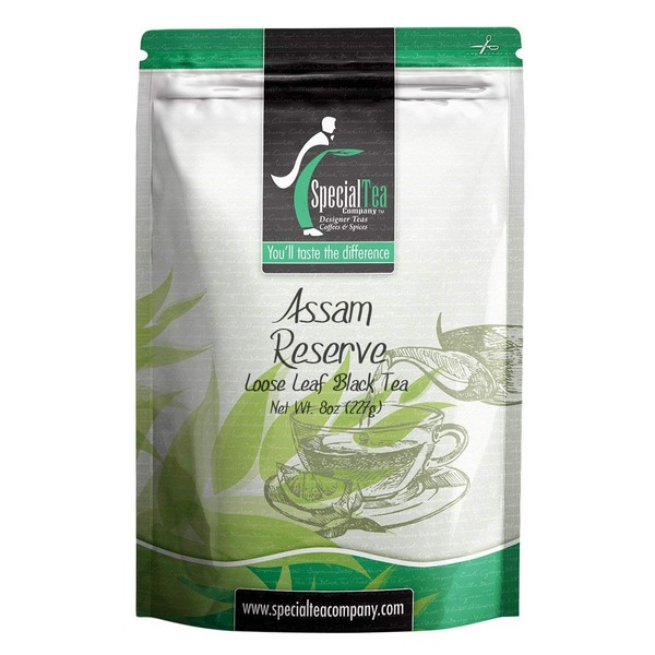 Special Tea Loose Leaf Black Tea, Assam Reserve, 8 Ounce