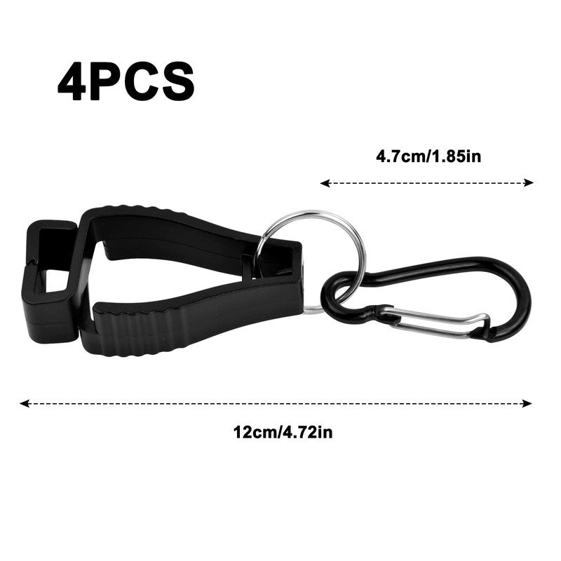Yasmous 4 Pcs Glove Clip Grabber Holder Hanger Labor Work
