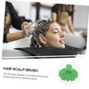 Healeved 3pcs Hair Wash Brush Home Shampoo Brush Scalp Massager