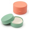 Pack of 2 Soap Box Round Plastic Soap Dish with