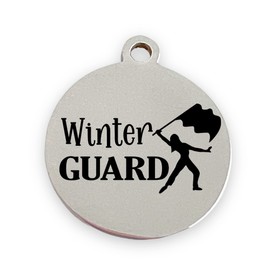 Winter Guard Laser Engraved Charm