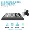 ChessUp Checkers Pieces - Set of 30