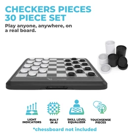 ChessUp Checkers Pieces - Set of 30