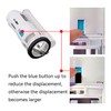 210mm Height White Toilet Push Button Valve Element Dual Flush