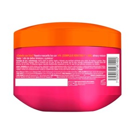 LOral Paris Dream Liso Mascarilla Capilar, 300gr. Ideal para cabello con frizz, liso 72h efecto keratina, tratamiento intensivo que alinea y reduce 1 