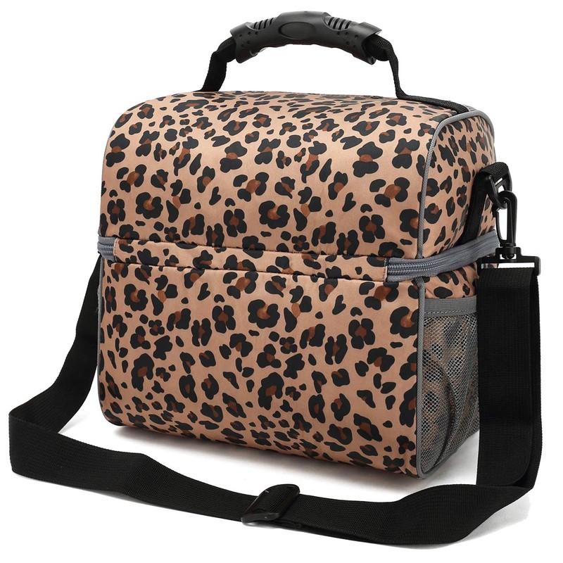 FlowFly Double Layer Cooler Insulated Lunch Bag Adult Lunch Box