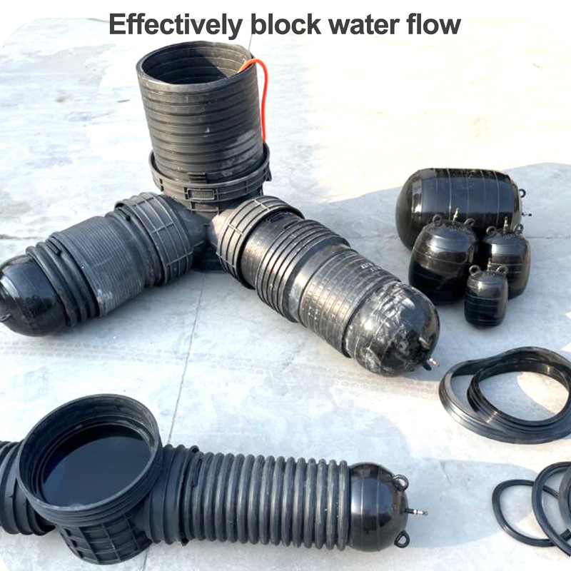 3 Inch Inflatable Pipe Plug, Water Shut Off Airbag for