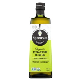 Spectrum Organic Extra Virgin Unrefined Olive Oil, 24.5 Ounce - 6 per case.
