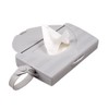 Ubbi on-the-go Wiping Cloth Dispenser Multi-Coloured Grey Wipe Dispenser
