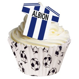 12 Edible Football Shirts- Albion