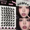 single cluster foxeye effect handmade natural false eyelashes makeup eyelashes