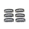 Beavorty 100pcs u Shape Snap Clips for Hair Extensions and