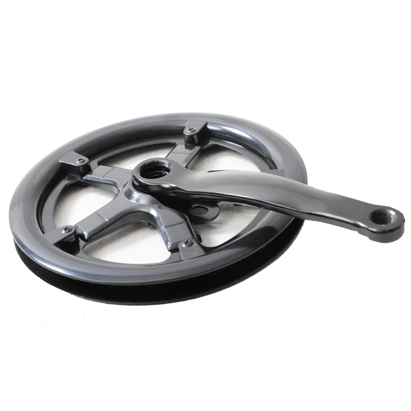 Ammaco Bike Chainset Single Ring Crankset 46 Teeth 6 Speed