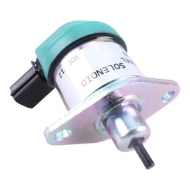 Demfec Fuel Stop Solenoid Valve Compatible with Kubota B21 B26 B2320 B2410 B2620 B2630 B2650 B2710 B7800 RTV1100CR RTV1100CW RTV-X1100 KX71-3 V1205 V1505 V1305 D1105 D1005 17208-60010 17208-60012