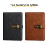 Vintage A5 Notebook PU Covered Diary with 3-digit Lock Notepad
