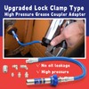 High Pressure Grease Coupler, Heavy-Duty Grease Gun Coupler Fittings Extensions