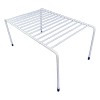 10 Repisa Alambre Plastificada Organizador Alacena Multiusos Blanco